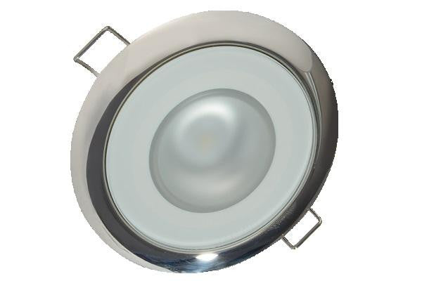Lumitec Mirage Down Light White-Blue-Red Polished Finish