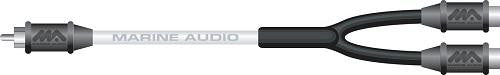Marine Audio Rca Y Cable Single Male To Dual Female