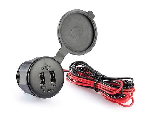 Polyplanar USB-PM Panel Mount USB Charging Port 12v Input