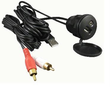 Prospec SEA-USBMINI36 Usb-Aux IN-PUT Plug With 3' Cable
