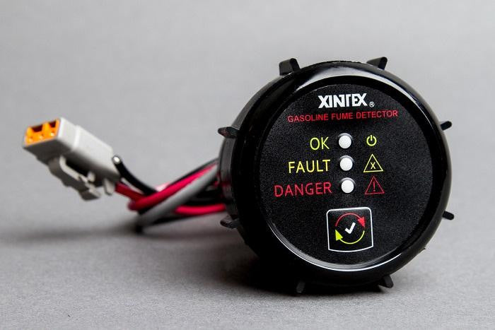 Xintex G-1B Gas Fume Detector 2"" Flush Mount Black