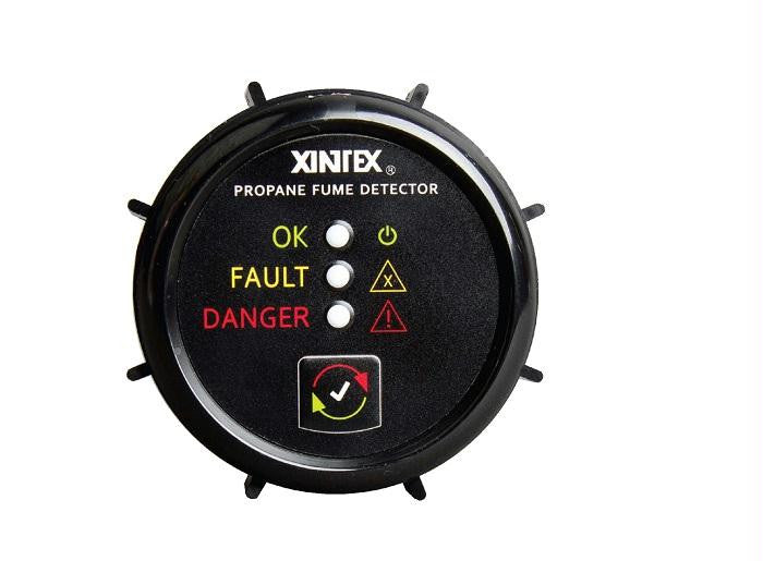 Xintex P-1B Propane Detector 2"" Flush Mount Black