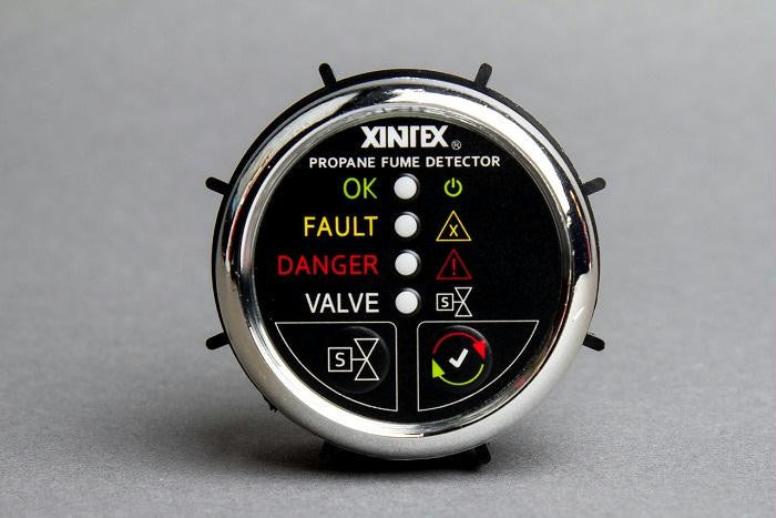 Xintex Propane Detector Chrome With Solenoid Valve