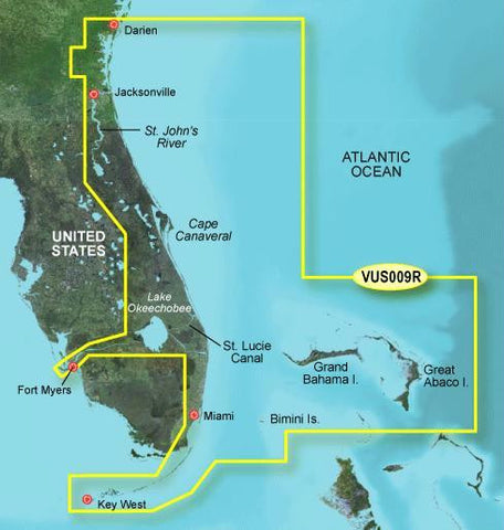 Garmin VUS009R G2 Vision Jacksonville To Key West