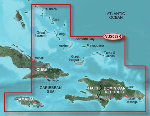 Garmin VUS029R G2 Vision Southern Bahamas