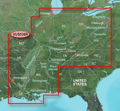 Garmin VUS036R G2 Vision Inland Rivers
