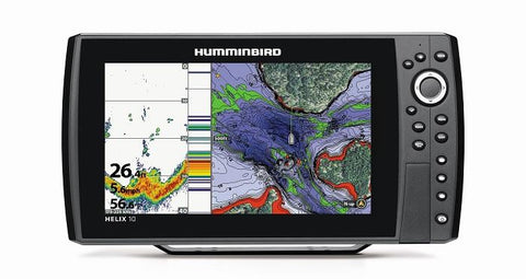Humminbird HELIX10 Chirp Sonar Color Fishfinder GPS G2N