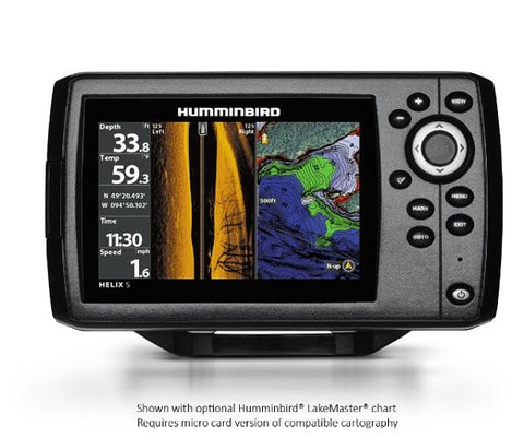 Humminbird HELIX5 Chirp SI 5"" Wvga Sonar GPS G2