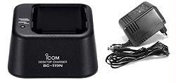 Icom BC119N02 Rapid Charger 220v Requires Charging Cup