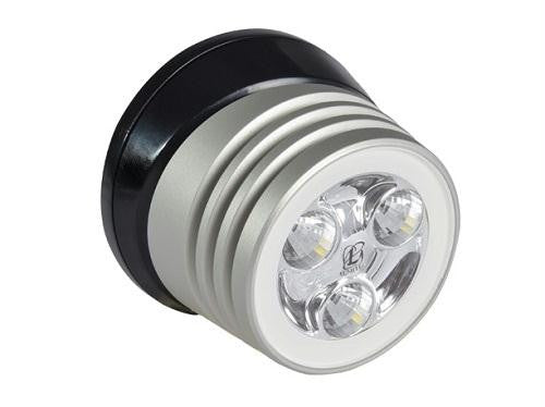Lumitec Zephyr Deck Light Brushed-Black Housing White