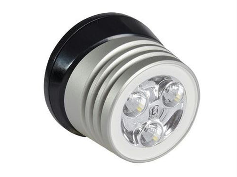 Lumitec Zephyr Deck Light Brushed-Black Housing White