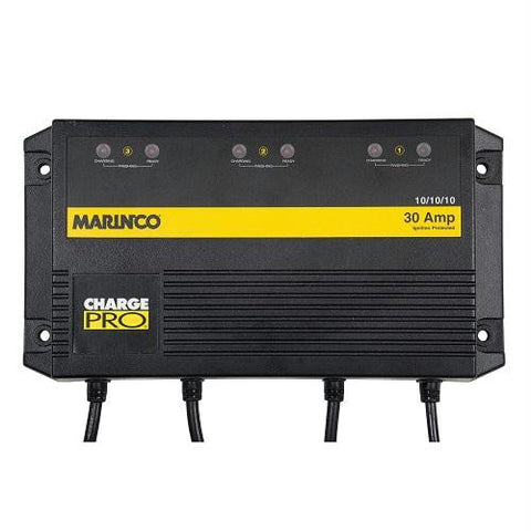 Marinco 28330 30A 3 Bank 110-230V Battery Charger