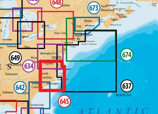 Navionics MSD645 Platinum Plus North Carolina
