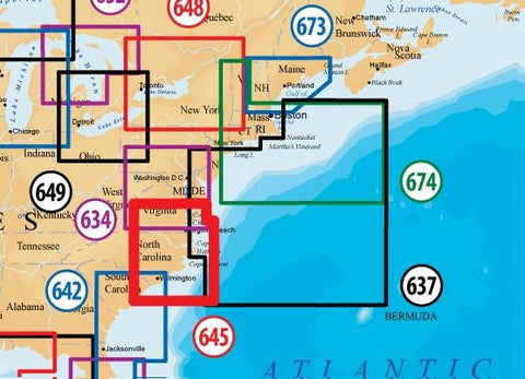 Navionics MSD645 Platinum Plus North Carolina
