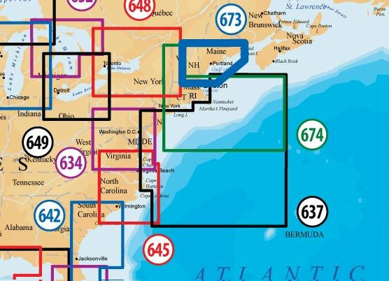 Navionics MSD673 Platinum Plus Maine