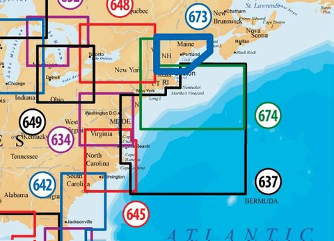 Navionics MSD673 Platinum Plus Maine