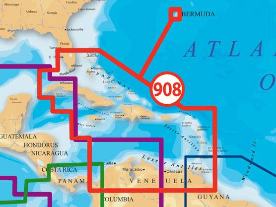 Navionics MSD-908P-2 Platinum Caribbean