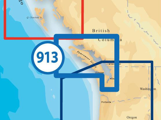 Navionics SD-913P+ Platinum + Vancouver Island