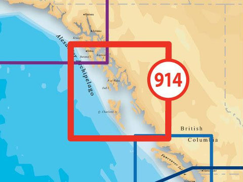 Navionics MSD-914P-2 Platinum North BC-BARANOF Island