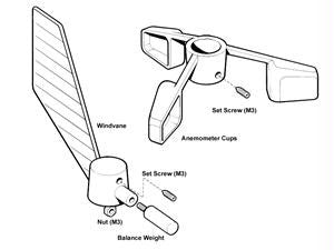 Raymarine E28081 Windvane-Cups