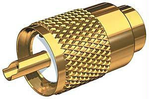 Shakespeare PL259 Gold Plated Connector F-RG58