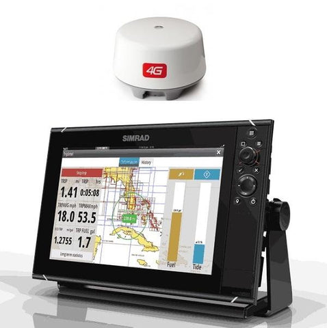 Simrad NSS12 EVO3 Radar Bundle Insight 4G Dome