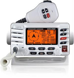 Standard Explorer GPS White Class D 25 Watt VHF