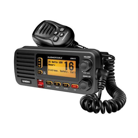 Uniden Oceanus D-BK Black VHF Class D DSC 25 Watt