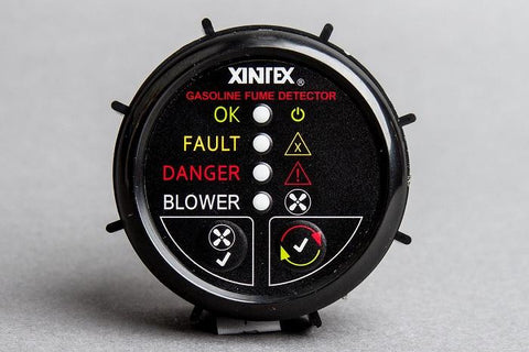 Xintex G-1BB Gas Detector 2"" Flush Mount Black Blower Contr