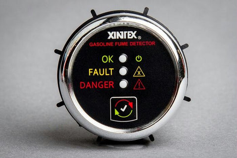 Xintex G-1C Gas Fume Detector 2""  Flush Mount Chrome