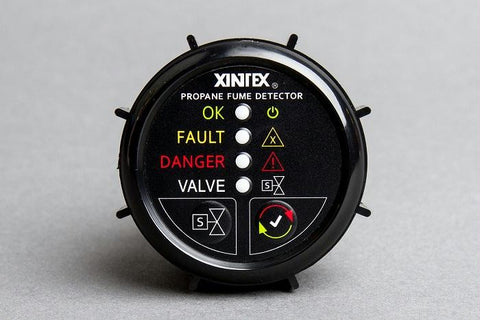 Xintex Propane Detector Black With Solenoid Valve