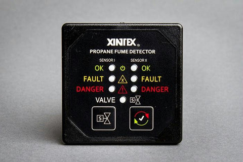 Xintex P2-BS Propane Detector Black With Solenoid Valve